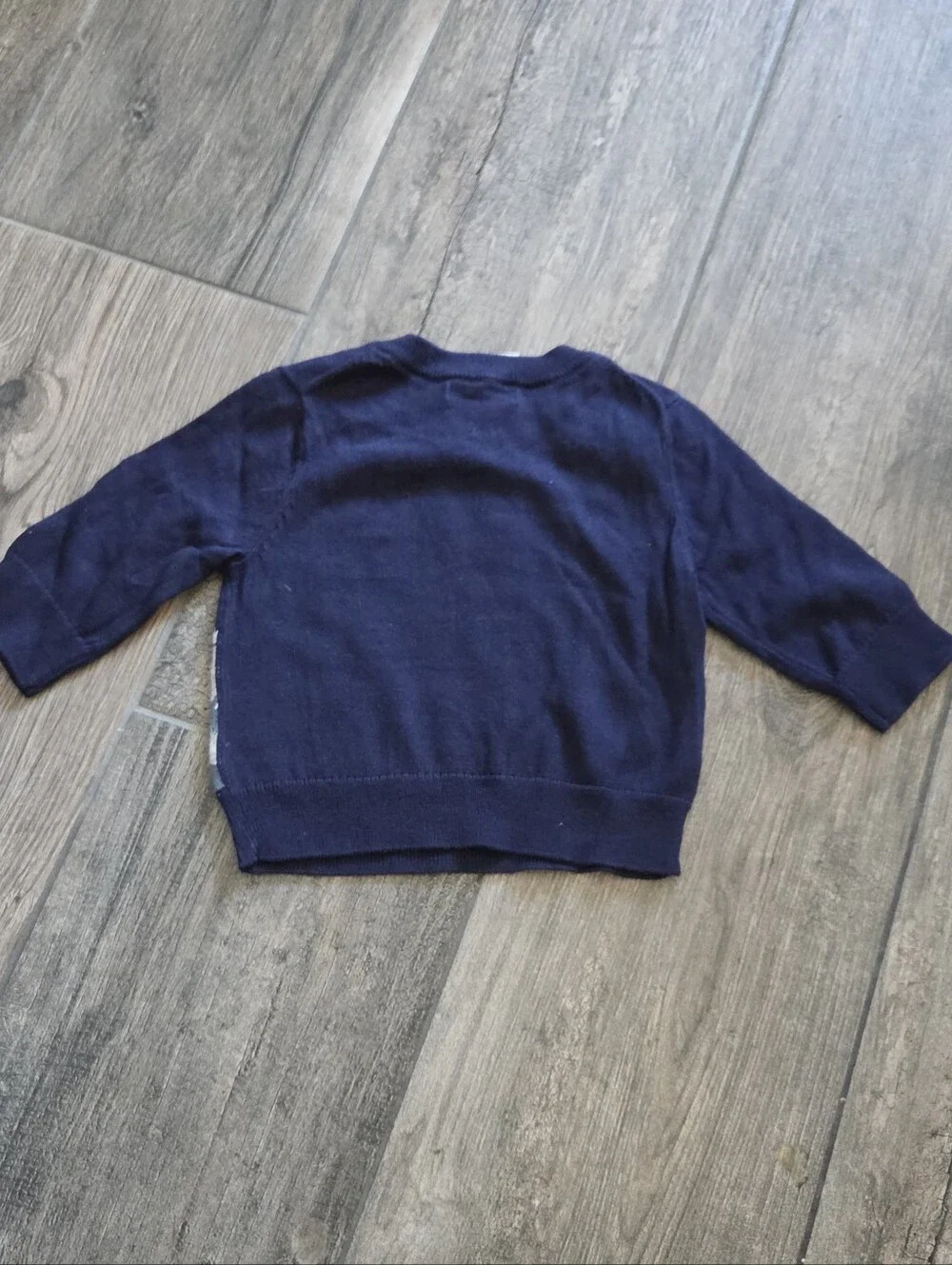 GAP Baby NWT/EUC 3-6 Months Navy Wolf Intarsia Sweater and Hat